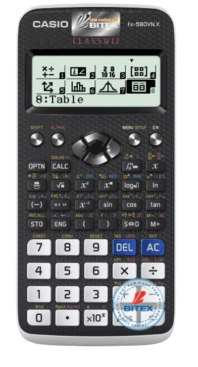 Phần mềm giả lập CASIO FX-580VNX