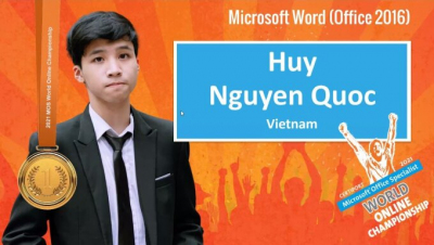 Học sinh Việt vô địch cuộc thi Tin học văn phòng thế giới