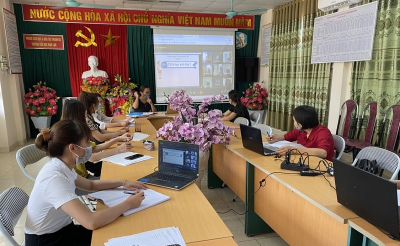 Sinh hoạt chuyên môn trực tuyến: Nắm bắt khó khăn để kịp thời hỗ trợ