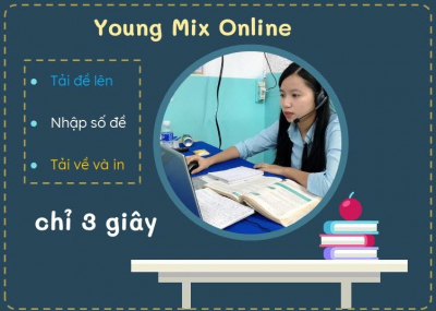 Hướng dẫn dùng phần mềm trộn đề trắc nghiệm YOUNG MIX