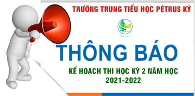 Kế hoạch tổ chức thi HKII năm học 2021-2022