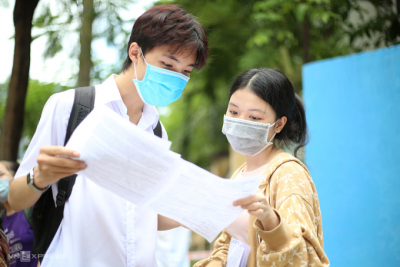 Thí sinh thi tốt nghiệp THPT năm 2021 tại Đà Nẵng. Ảnh: Nguyễn Đông