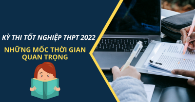 Kỳ thi tốt nghiệp THPT 2022: Những mốc thời gian cần lưu ý