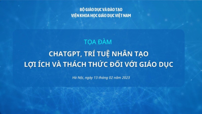 Bộ GD&ĐT sẽ tổ chức Toạ đàm ChatGPT