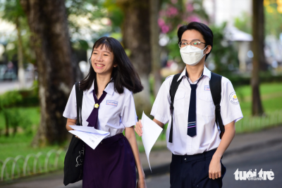 Sáng nay, hơn 91.000 bước vào Kỳ thi đánh giá năng lực Đại học Quốc gia TP.HCM đợt 1 năm 2023 - Ảnh: DUYÊN PHAN