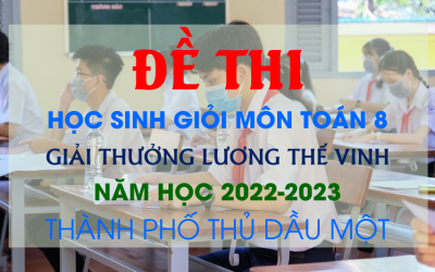 Đề thi học sinh giỏi môn Toán 8 giải thưởng Lương Thế Vinh