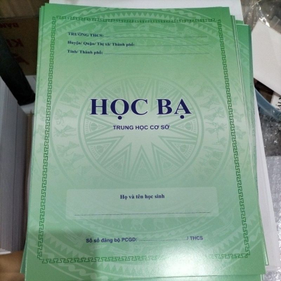 Thông báo về việc bổ sung học bạ giấy năm học 2022-2023 và làm học bạ giấy năm học 2023-2024