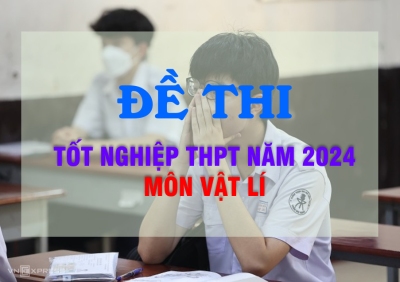 Đề thi môn Vật lý thi tốt nghiệp THPT 2024
