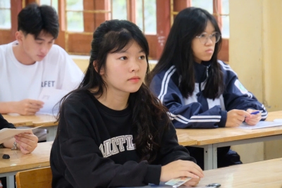 Thí sinh tham dự kỳ thi tốt nghiệp THPT năm 2024 - Ảnh: NGUYÊN BẢO