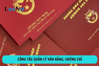 Tài liệu tập huấn công tác quản lý văn bằng, chứng chỉ