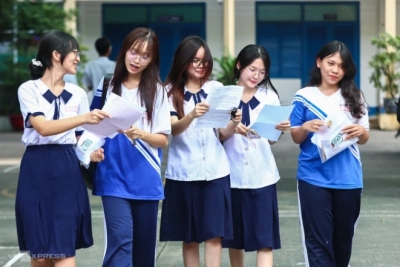 Thí sinh TP HCM thi tốt nghiệp THPT 2025. Ảnh: Quỳnh Trần