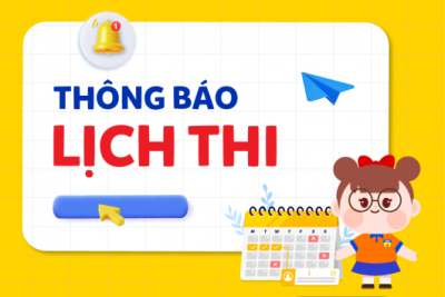 Thông báo lịch kiểm tra cuối học kỳ 2 năm học 2025-2026 dành cho khối trung học