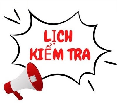 Lịch tổ chức kiểm tra khảo sát chất lượng giữa học kỳ 1 năm học 2026-2027