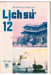 Bìa sách Lịch sử 12 (tập 2 - 2000)