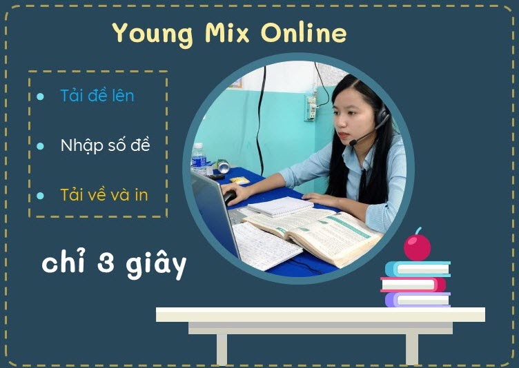 Hướng dẫn dùng phần mềm trộn đề trắc nghiệm YOUNG MIX
