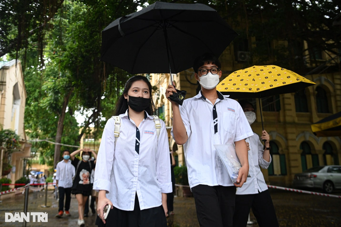 Thí sinh dự thi tốt nghiệp THPT năm 2022 (Ảnh: Mạnh Quân).