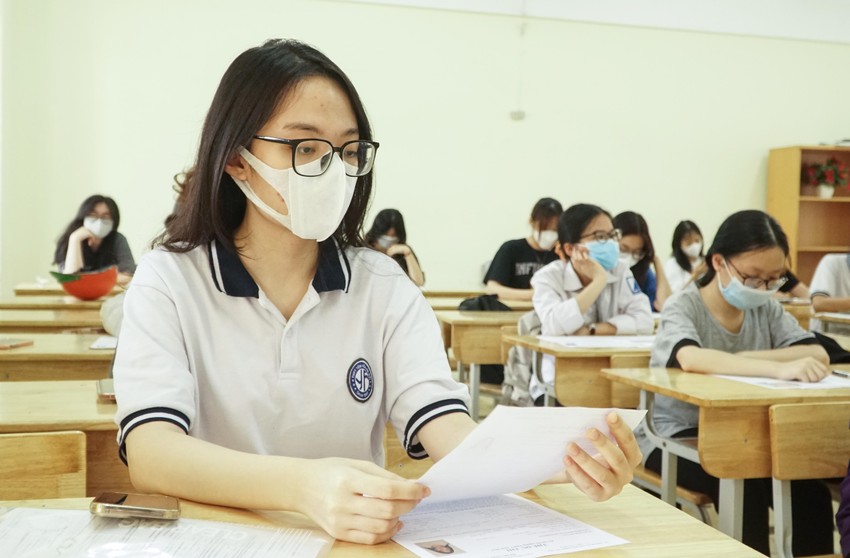 Thí sinh dự thi tốt nghiệp THPT năm 2022. Ảnh PHI HÙNG