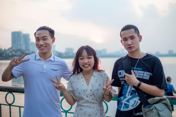 Anh Tuấn (bên trái), Phương Nhung (ở giữa), Quốc Đạt (bên phải). (Ảnh: Nhân vật cung cấp)