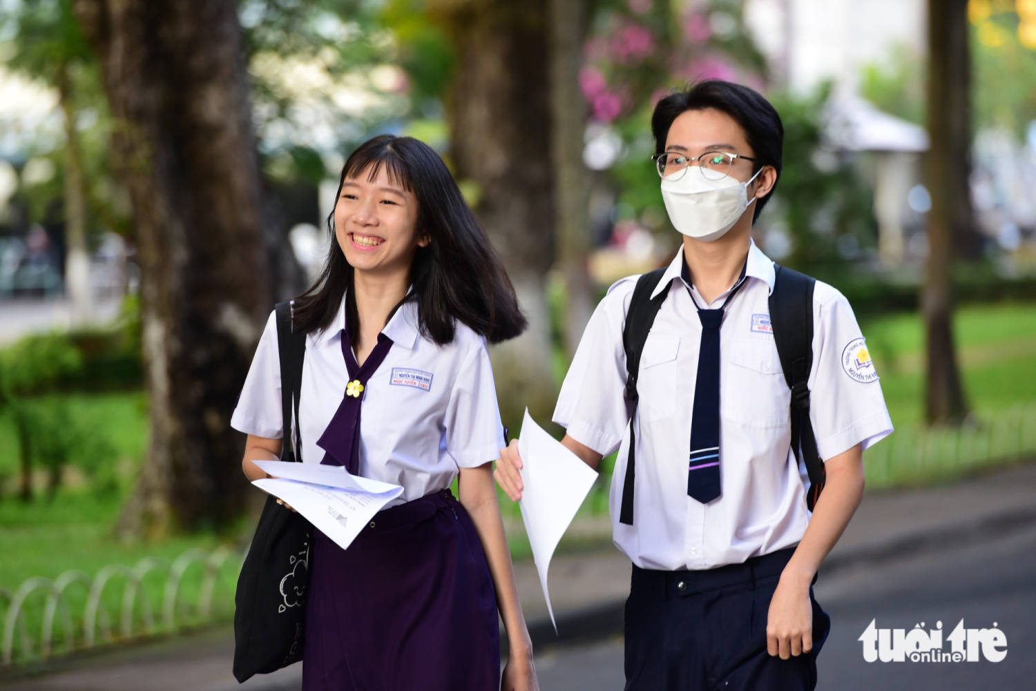 Sáng nay, hơn 91.000 bước vào Kỳ thi đánh giá năng lực Đại học Quốc gia TP.HCM đợt 1 năm 2023 - Ảnh: DUYÊN PHAN