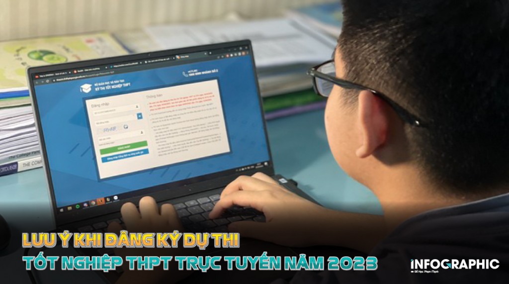 Thi tốt nghiệp THPT 2023: Những lưu ý khi đăng ký dự thi trực tuyến