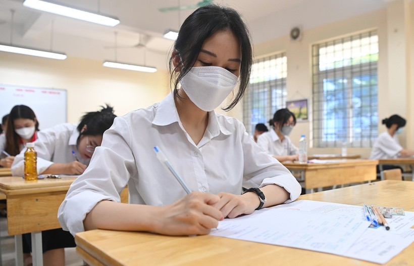 Thí sinh tham dự Kỳ thi tốt nghiệp THPT năm 2022. Ảnh: INT
