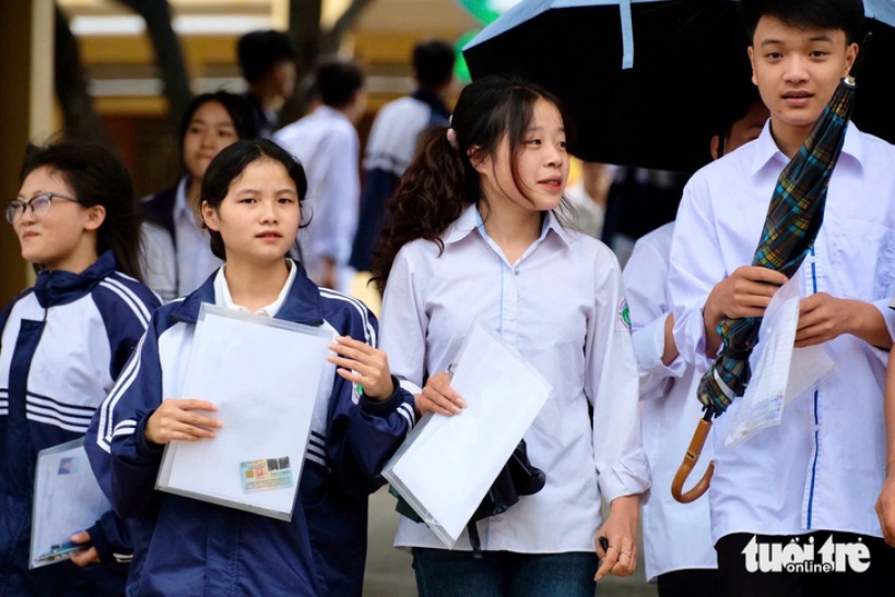 Thí sinh tham dự kỳ thi tốt nghiệp THPT năm 2024 - Ảnh: NGUYÊN BẢO
