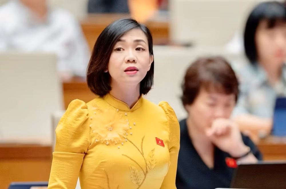 Đại biểu Quốc hội Trịnh Thị Tú Anh - Đại biểu Quốc hội chuyên trách Đoàn Đại biểu Quốc hội tỉnh Lâm Đồng. Ảnh: NVCC.