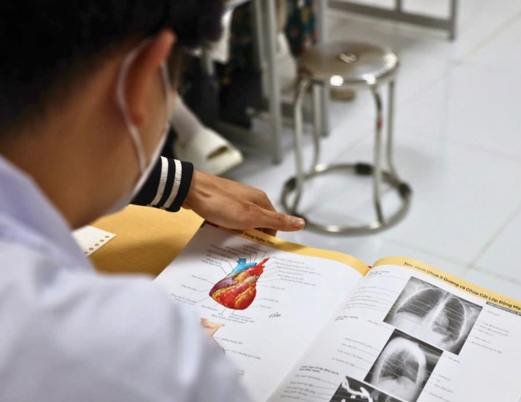 Sinh viên Y khoa trong một giờ học, tháng 3/2025.
