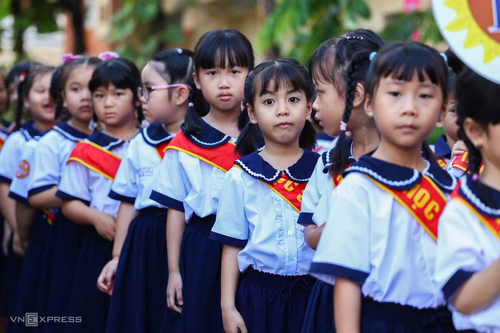 Học sinh trường Tiểu học Bùi Văn Mới, phường Phước Long, tháng 9/2025.