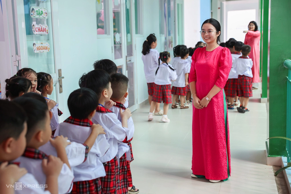 Học sinh, giáo viên trường Tiểu học Trần Đại Nghĩa, phường Bình Hưng Hòa, TP HCM, tháng 8/2026.