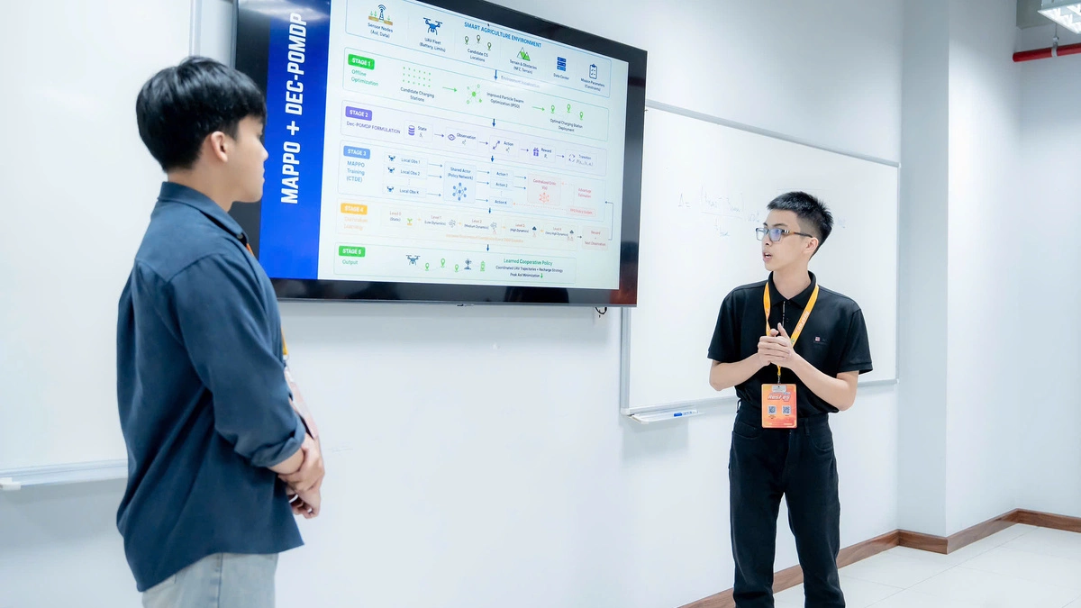 Sinh viên FPT nghiên cứu mô hình tăng tốc thu thập dữ liệu nông nghiệp