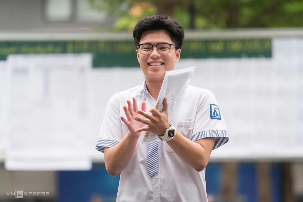 Thí sinh thi tốt nghiệp THPT 2026 tại Hà Nội.