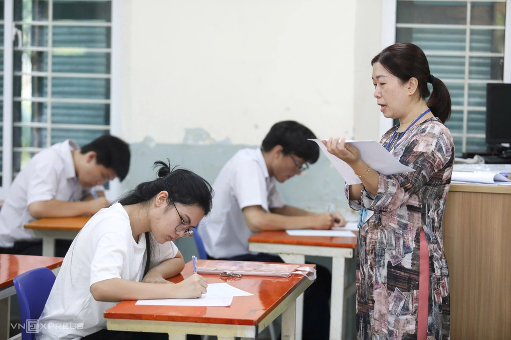 Học sinh thi tốt nghiệp tại TP HCM, tháng 6/2026. Ảnh minh họa: Quỳnh Trần