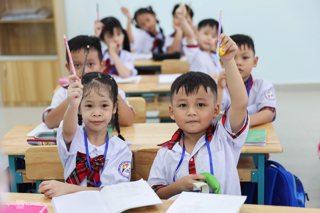 Học sinh trường tiểu học Trần Đại Nghĩa, phường Bình Hưng Hòa, TP HCM, tháng 8/2026.