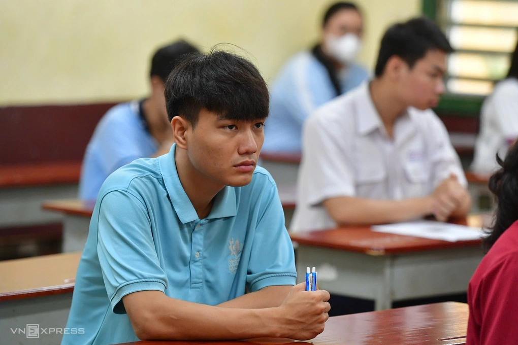 Thí sinh thi tốt nghiệp THPT 2026 tại TP HCM.