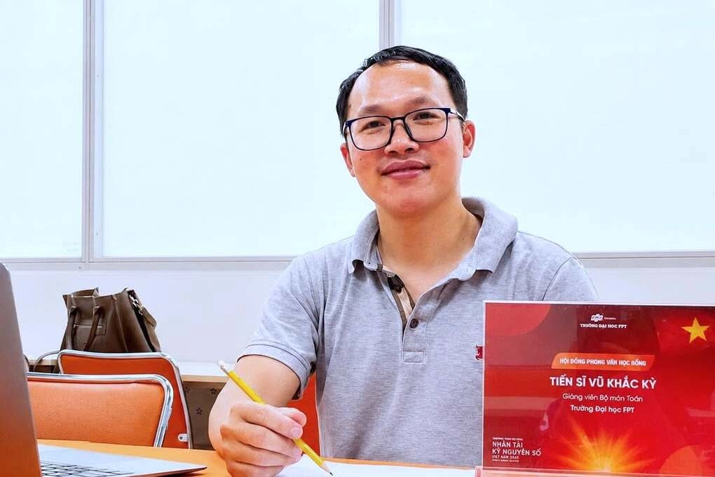 TS Vũ Khắc Kỷ, giảng viên bộ môn Toán trường Đại học FPT.