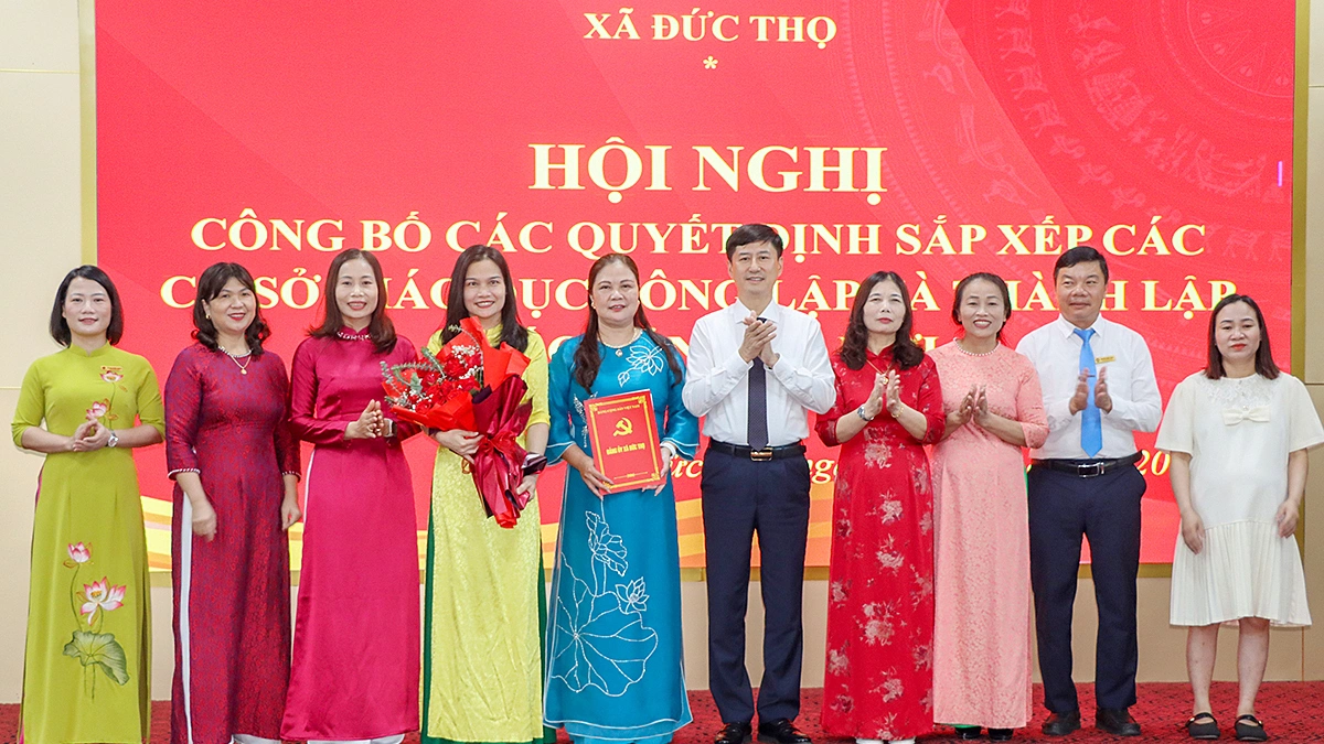 Hà Tĩnh công bố 235 trường học sau sáp nhập