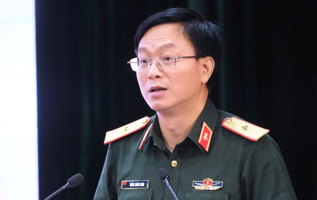 Thiếu tướng, GS. TS Trần Xuân Nam phát biểu tại hội thảo ngày 29/9.
