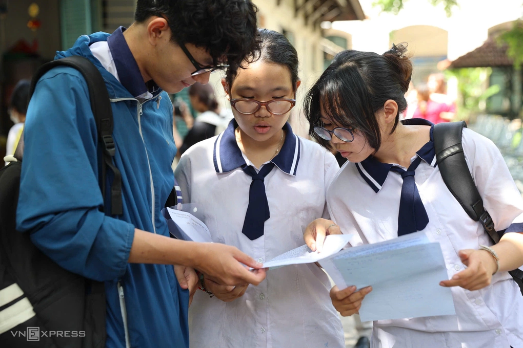Thí sinh thi tốt nghiệp THPT 2026 tại TP HCM.
