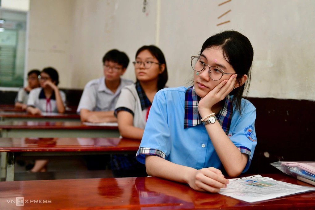 Thí sinh thi lớp 10 TP HCM năm 2026.