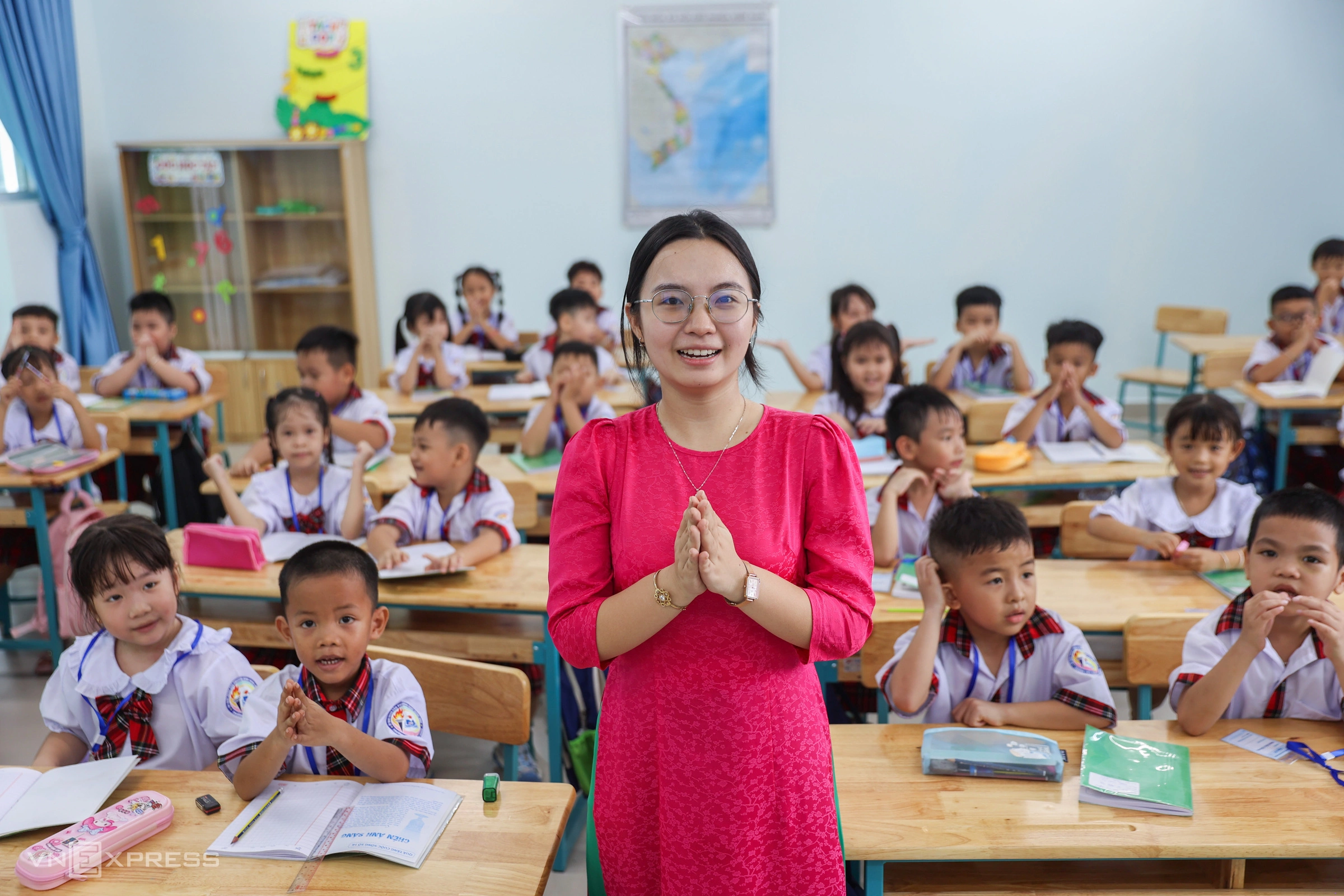 Học sinh, giáo viên trường Tiểu học Trần Đại Nghĩa, phường Bình Hưng Hòa, tháng 8/2026.