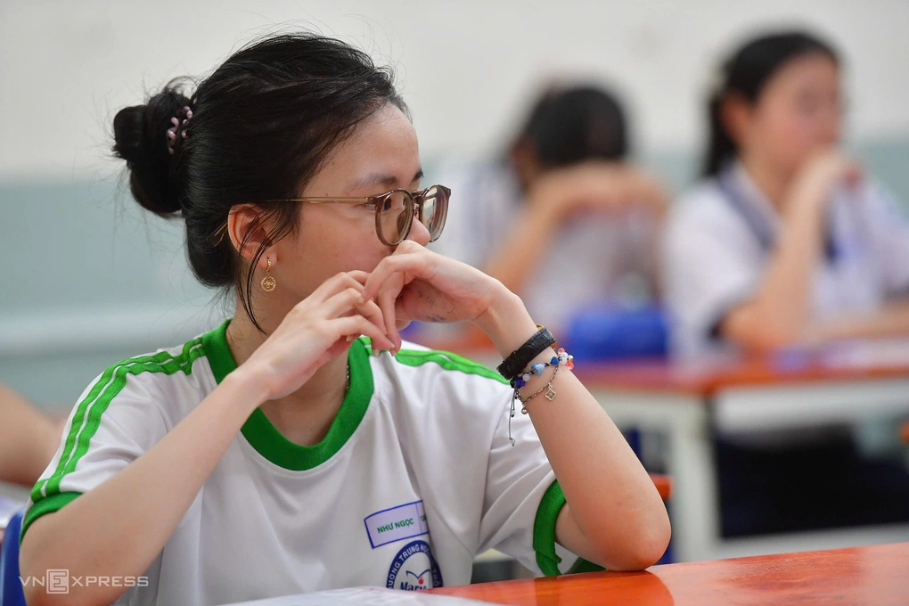Thí sinh thi tốt nghiệp THPT năm 2026 tại TP HCM.