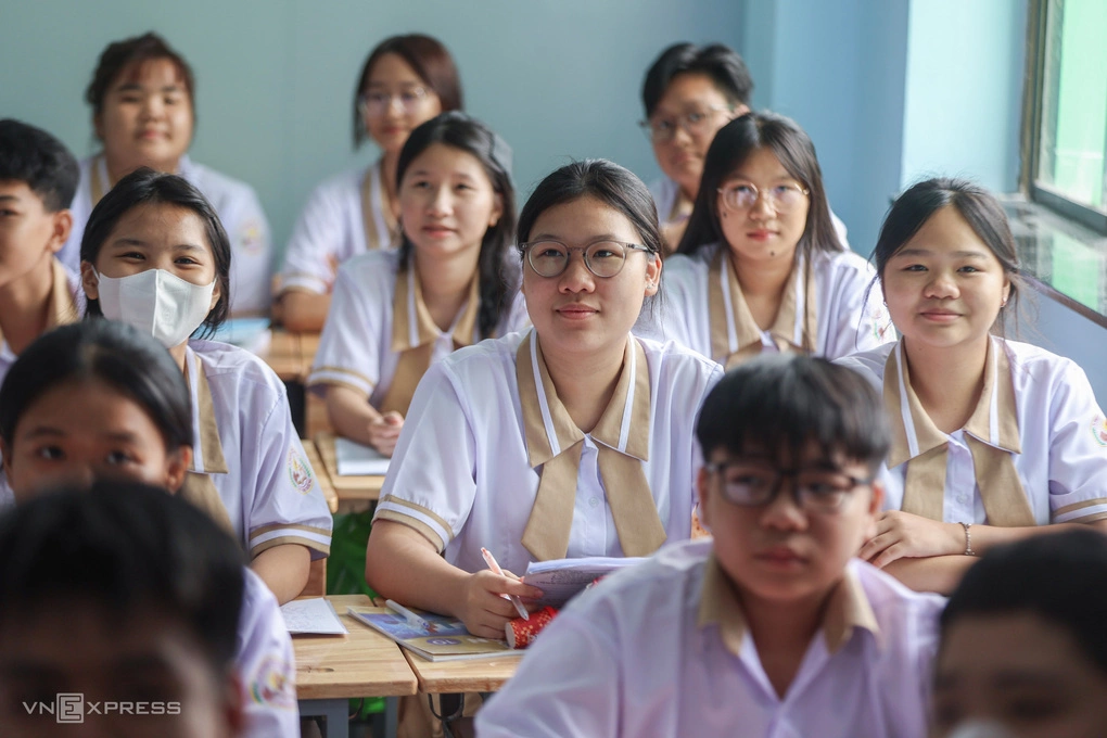 Học sinh trường TH-THCS-THPT Lê Thị Riêng, phường Thới An, tháng 9/2026.