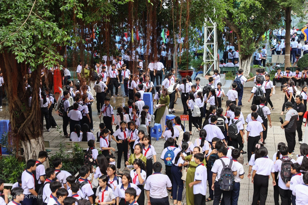 Học sinh ở phường An Phú trong ngày khai giảng, tháng 9/2026. Ảnh minh họa: Quỳnh Trần