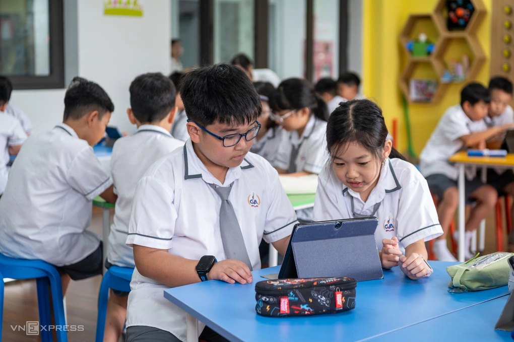 Học sinh trường Tiểu học Chu Văn An, phường Việt Hưng, Hà Nội, tháng 9/2026.