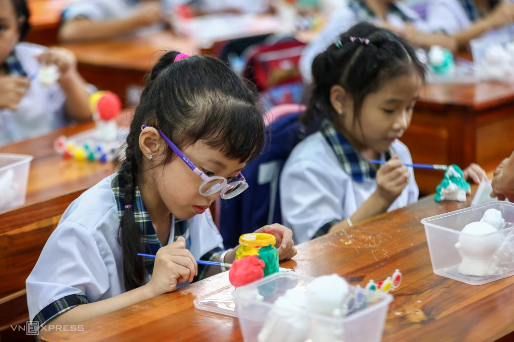 Học sinh tiểu học ở Tây Ninh, tháng 11/2025. Ảnh minh họa: Quỳnh Trần