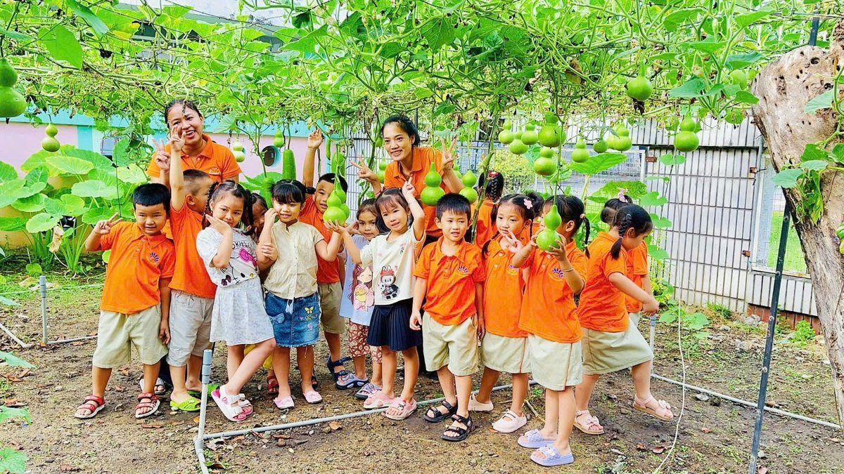 Trường thuê kỹ sư trồng rau để nấu ăn bán trú