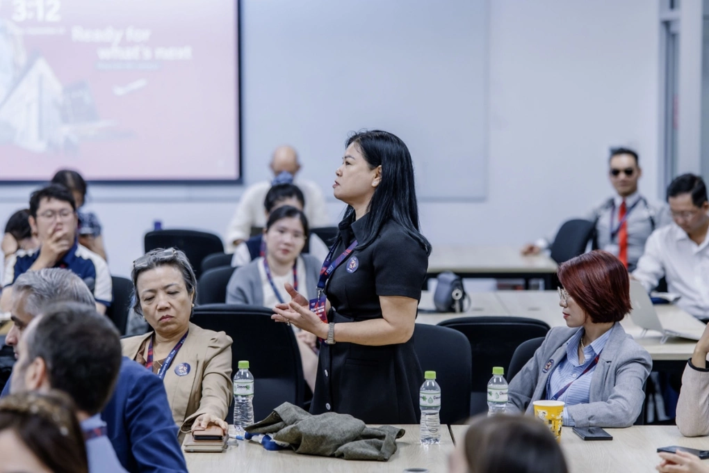 Các đại biểu trao đổi ý tưởng và góc nhìn tại Hội thảo tổng kết Cộng đồng Thực hành giáo dục đại học 2026 do Đại học RMIT Việt Nam khởi xướng.