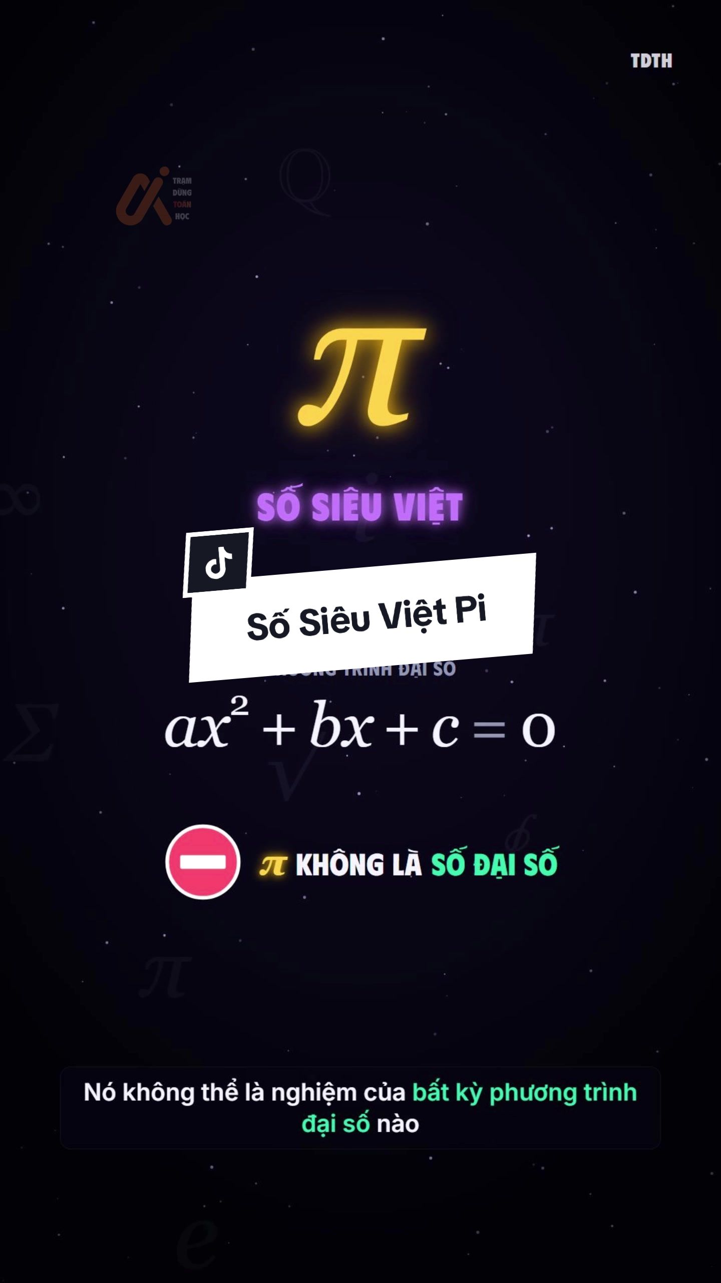 Số Siêu Việt Pi! #toanhoc #fyp #toan #xhuong #tramdungtoanhoc
