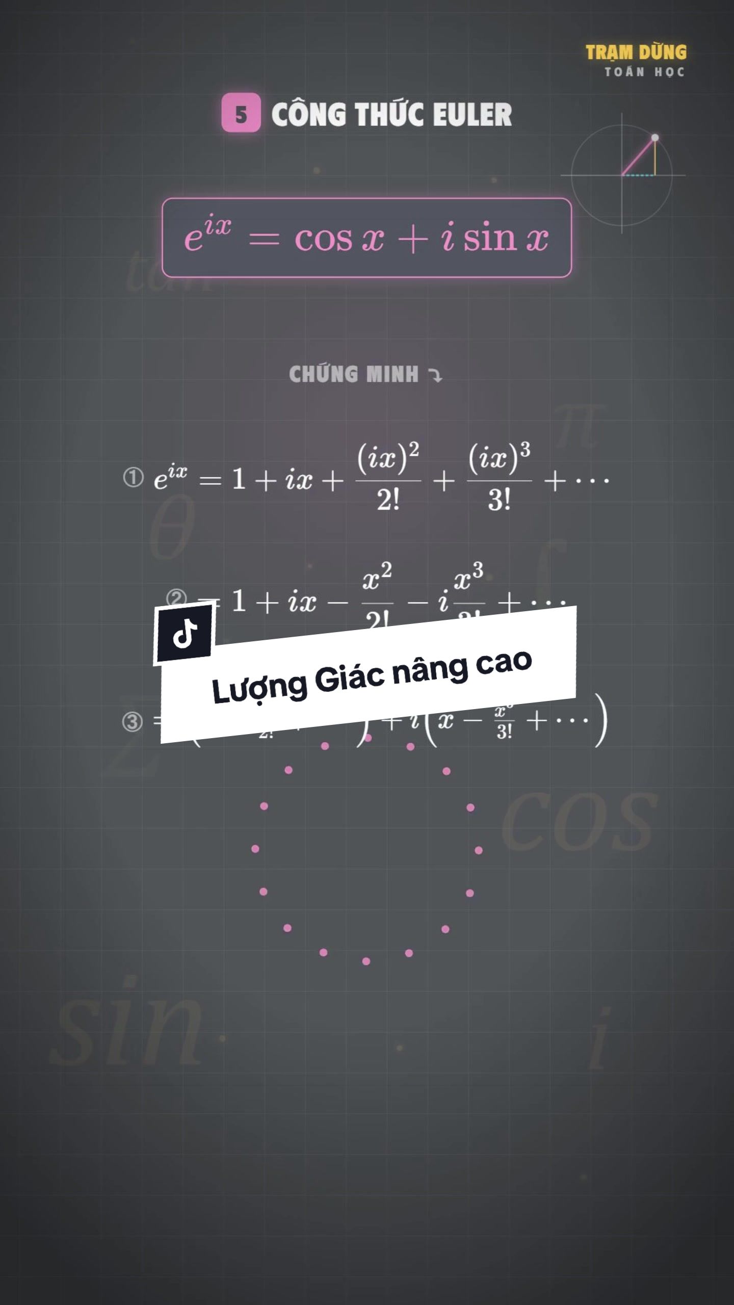 Lượng giác nâng cao #xhuong #toanhoc #fyb #toan #tramdungtoanhoc
